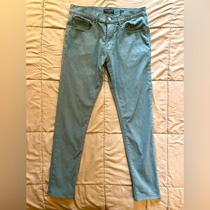 Men's Lucky Brand Teal Blue 105 Slim Taper pants, size 31x32 GUC